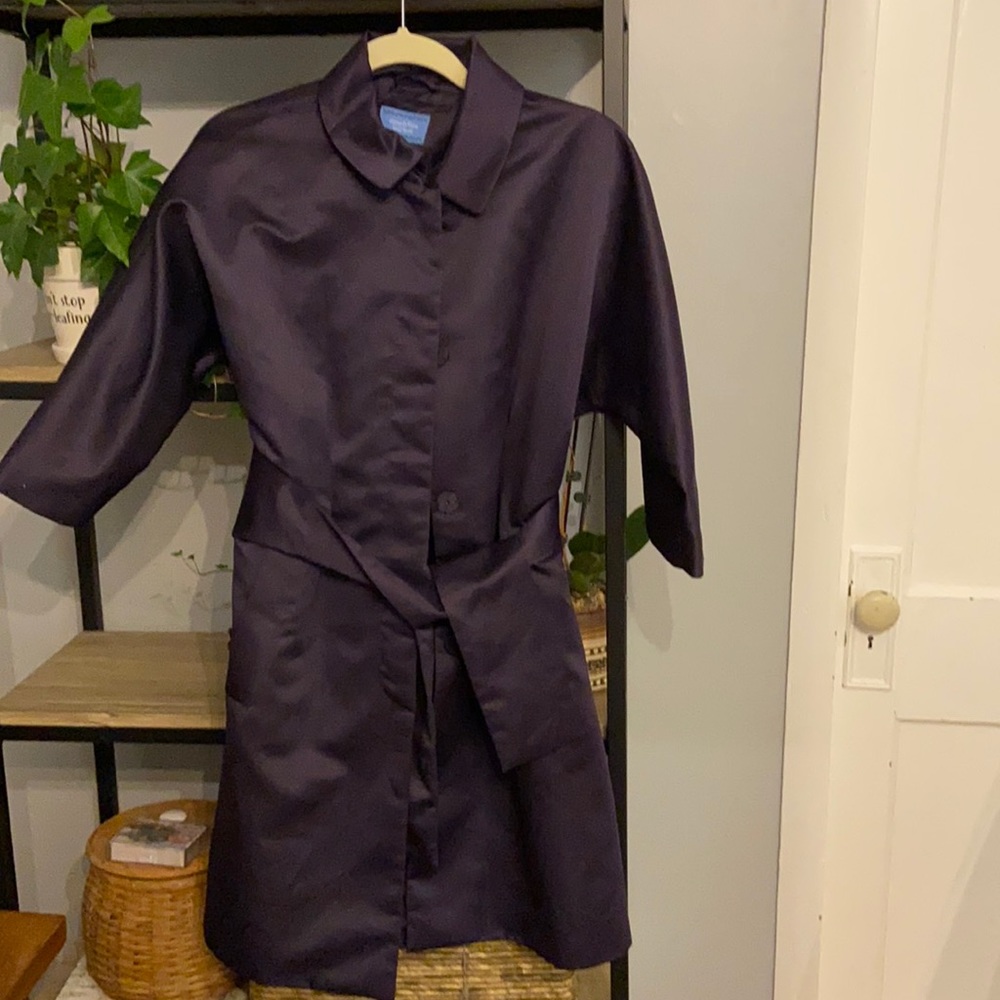 Vera Wang purple lightweight coat